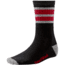 Smartwool Striped Hike Light Crew Sock - Kid's-Charcoal-Medium