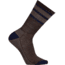 Smartwool Striped Hike Light Crew Sock - Kid's-Chestnut-Small