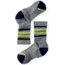 Smartwool Striped Hike Light Crew Sock - Kid's-Light Gray-Small