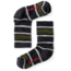 Smartwool Striped Hike Light Crew Sock - Kids, Charcoal, Large SW001212003-L