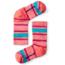 Smartwool Striped Hike Light Crew Sock - Kids, Bright Coral, Small SW001212494-S