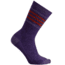 Smartwool Striped Hike Light Crew Sock - Women's -Mountain Purple-Clearance-Medium