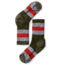 Smartwool Striped Hike Medium Crew Sock - Kids, Loden, Medium SW001213031-M