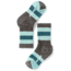 Smartwool Striped Hike Medium Crew Sock - Kids, Taupe-Mint, Large SW001213523-L