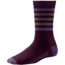 Smartwool Striped Hike Medium Crew Sock - Women's-Aubergine-Small