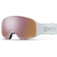 Smith 4D Mag S Low Bridge Fit Googles, ChromaPop Everyday Rose Gold Mirror , White Chunky Knit, M007610OR99M5
