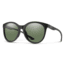 Smith Bayside Sunglasses, Matte Black Frame, ChromaPop Polarized Gray Green Lens, 20367200354L7