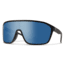 Smith Boomtown Sunglasses, Matte Black Frame, ChromaPop Polarized Blue Mirror Lens, 20493200399XX