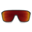 Smith Boomtown Sunglasses, Matte Black Frame, ChromaPop Red Mirror Lens, 20493200399X6