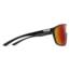 Smith Boomtown Sunglasses, Matte Black Frame, ChromaPop Red Mirror Lens, 20493200399X6