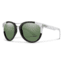 Smith Bridgetown Sunglasses, Matte Black Crystal Block Frame, Polarized Gray Green Lens, Polarized, BNCPGNMBCB
