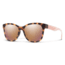 Smith Caper Sunglasses - Womens, Matte Honey Tort Frame, Chromapop Rose Gold Lens, 201042HGC53E7