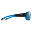 Smith Deckboss Sunglasses, Matte Black Blue Frame, ChromaPop Glass Polarized Blue Mirror Lens, 204066DOF63QG
