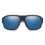 Smith Deckboss Sunglasses, Matte Black Blue Frame, ChromaPop Polarized Blue Mirror Lens, 2040660VK63QG