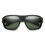 Smith Deckboss Sunglasses, Matte Black Frame, ChromaPop Polarized Gray Green Lens, 20406600363L7