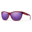 Smith Eclipse Sunglasses, Matte Crystal Deep Maroon Frame, Chromapop Violet Mirror Lens, 201263LPA58DI