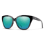 Smith Era Sunglasses, Black Frame, ChromaPop Polarized Opal Mirror Lens, 20406380755QG