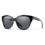 Smith Era Sunglasses, Black Frame, Polarized Gray Lens, 20406380755M9