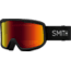 Smith Frontier Low Bridge Fit Googles, Red Sol-X Mirror, Black, M004372QJ99C1