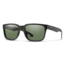 Smith Headliner Sunglasses, Matte Black Frame, ChromaPop Polarized Gray Green Lens, 203671K8755L7