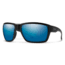 Smith Highwater Sunglasses, Matte Black Frame, Chromapop Polarized Blue Mirror Lens, 201275TI764QG