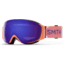 Smith I/O Mag S Goggle, ChromaPop Everyday Violet Mirror, Coral Riso Print, M007140LL9941