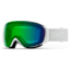 Smith I/O Mag S Goggles, White Vapor, Chromapop Everyday Green Mirror, M0071433F99XP