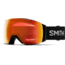 Smith I/O Mag Xl Low Bridge Fit Googles, ChromaPop Everyday Red Mirror, Black, M007230JX99MP