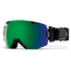 Smith I/OX Turbo Fan Snow Goggles - Mens, Black, Chromapop Sun Green Mirror Lens, IL5CPSBK18