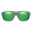 Smith Leadout PivLock Sunglasses, Cement Crystal Frame, ChromaPop Green Mirror Lens, 20419808A63X8