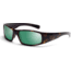 Smith Optics Hideout Sunglasses with Tortoise frames and Green Mirror lenses
