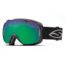 Smith Optics I/O Goggle Black Frame/Green Sol-X/Red Sensor Lens IO7NXBK15
