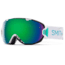 I-OS Goggle-White Feathers-Green Sol-X Mirror