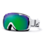 Smith I/O Goggles, White Foundation, Green Sol X Mirror And Sensor Mirror Lenses IO7NXFW10