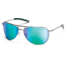 Smith Optics Serpico Sunglasses with Silver frames and Green Mirror lenses