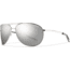 Smith Optics Serpico Silver Frame Sunglasses with Polarized Platinum Lenses SEPPGYMSV