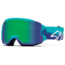 Smith Optics Squad Goggle Purple Fade Kook Frame/Green Sol-X/Yellow Lens SQ2NXPFK15
