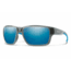 Smith Outback Sunglasses, Cloud Grey Fade Frame, Chromapop Polarized Blue Mirror Lens, 201262KB759QG
