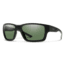 Smith Outback Sunglasses, Matte Black Frame, ChromaPop Polarized Gray Green Lens, 20126200359L7