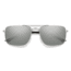 Smith Outcome Sunglasses, Matte Silver Frame, Polarized Platinum Mirror Lens, 204061CTL59XN