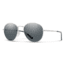 Smith Prep Sunglasses, Silver Frame, Polarized Grey Lens, 20324001053M9