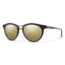 Smith Questa Sunglasses, Matte Ash Tortoise Frame, Polarized Gold Mirror Lens, 243740HLA50A2