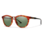 Smith Questa Sunglasses, Matte Honey Tort/Black Frame, Polarized Gray Green Lens, Polarized, QECPGNMHT