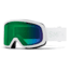 Smith Riot Snow Goggles - Womens, White Stratus, Chromapop Everyday Green Mirror Lens, RO2CPGWHS19