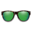 Smith Rockaway Sunglasses, Tortoise Frame, ChromaPop Glass Polarized Green Mirror Lens, 20431608652UI