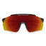 Smith Ruckus PivLock Sunglasses, Matte Black Cinder Frame, ChromaPop Red Mirror Lens, 201522RC299X6