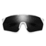 Smith Ruckus PivLock Sunglasses, Matte White Frame, ChromaPop Black Lens, 2015226HT991C