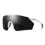 Smith Ruckus PivLock Sunglasses, Matte White Frame, ChromaPop Black Lens, 2015226HT991C