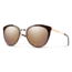 Smith Somerset Sunglasses, Tortoise Rose Frame, ChromaPop Polarized Rose Gold Mirror Lens, 203673WR9539V