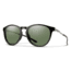 Smith Wander Sunglasses, Black Frame, ChromaPop Polarized Grey Green Lens, 20493180755L7